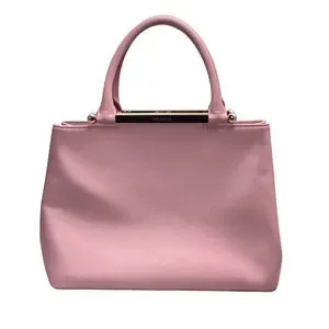 Ted Baker Bags Ted Baker Anabel Pearl Handle Leather Satchel Pink Poshmark